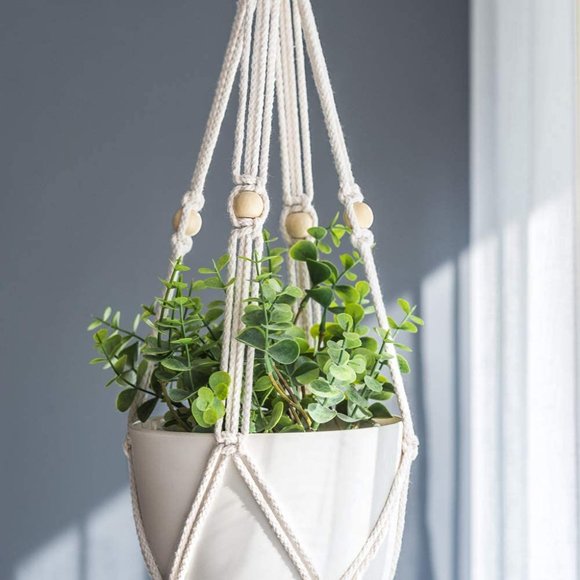 NEW 3 Tier Plant Hanger Planter Basket Cotton Rope - Picture 5 of 5